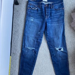 Madewell Jeans 9” High Riser Skinny Skinny
